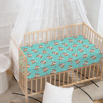 Adorable Beagle Puppy Pattern Print Baby Crib Sheet