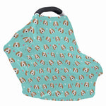 Adorable Beagle Puppy Pattern Print Baby Seat Cover