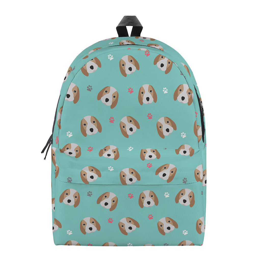 Adorable Beagle Puppy Pattern Print Backpack