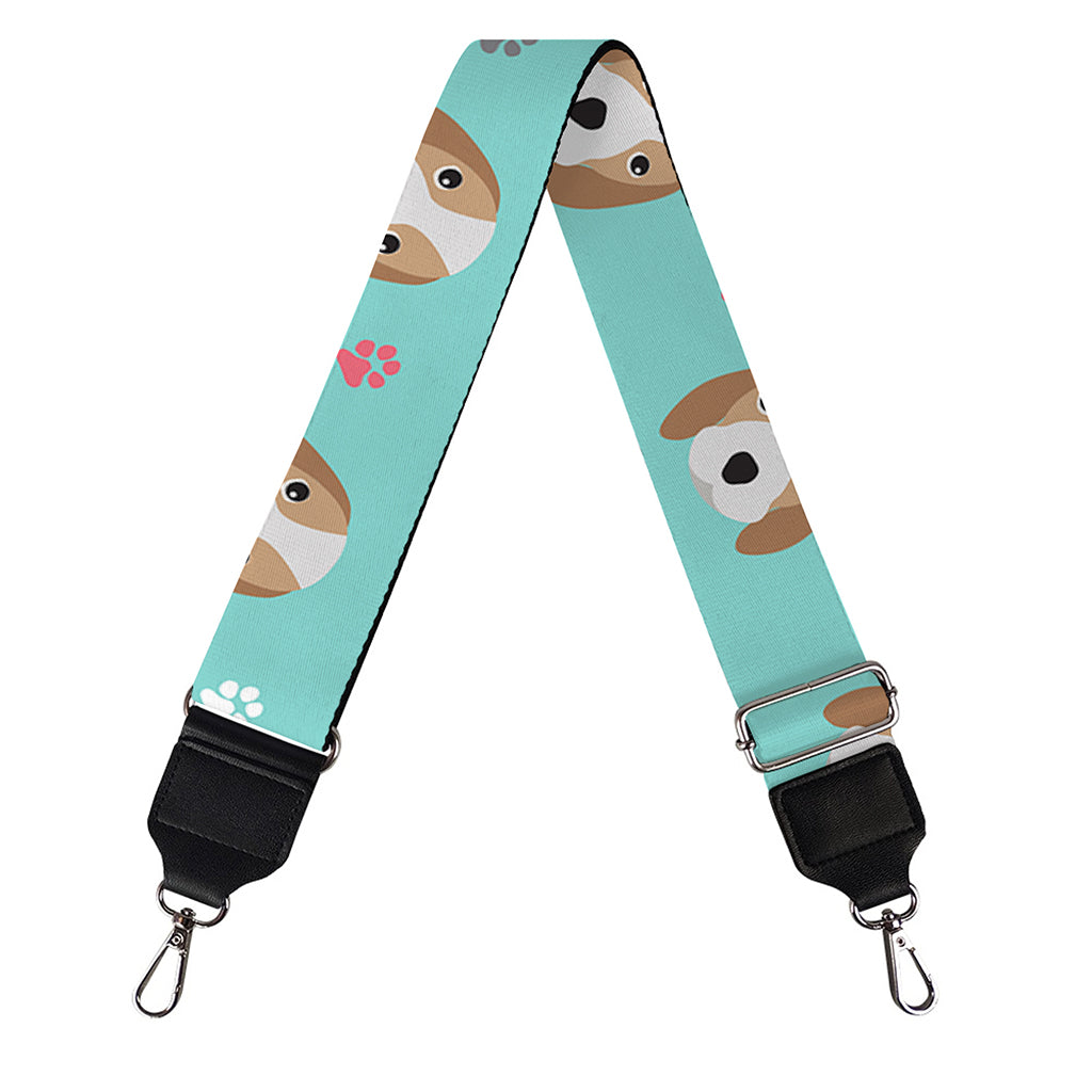 Adorable Beagle Puppy Pattern Print Bag Strap