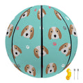 Adorable Beagle Puppy Pattern Print Basketball