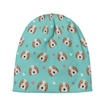 Adorable Beagle Puppy Pattern Print Beanie