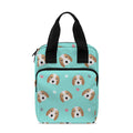 Adorable Beagle Puppy Pattern Print Bible Tote Bag