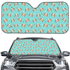 Adorable Beagle Puppy Pattern Print Car Windshield Sun Shade