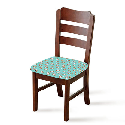 Adorable Beagle Puppy Pattern Print Chair Cushion Cover