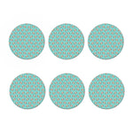 Adorable Beagle Puppy Pattern Print Coaster Set