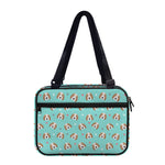 Adorable Beagle Puppy Pattern Print Double Strap Bible Bag
