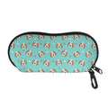 Adorable Beagle Puppy Pattern Print Glasses Case