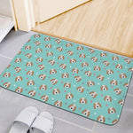 Adorable Beagle Puppy Pattern Print Indoor Door Mat