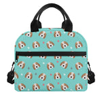 Adorable Beagle Puppy Pattern Print Insulated Lunch Bag