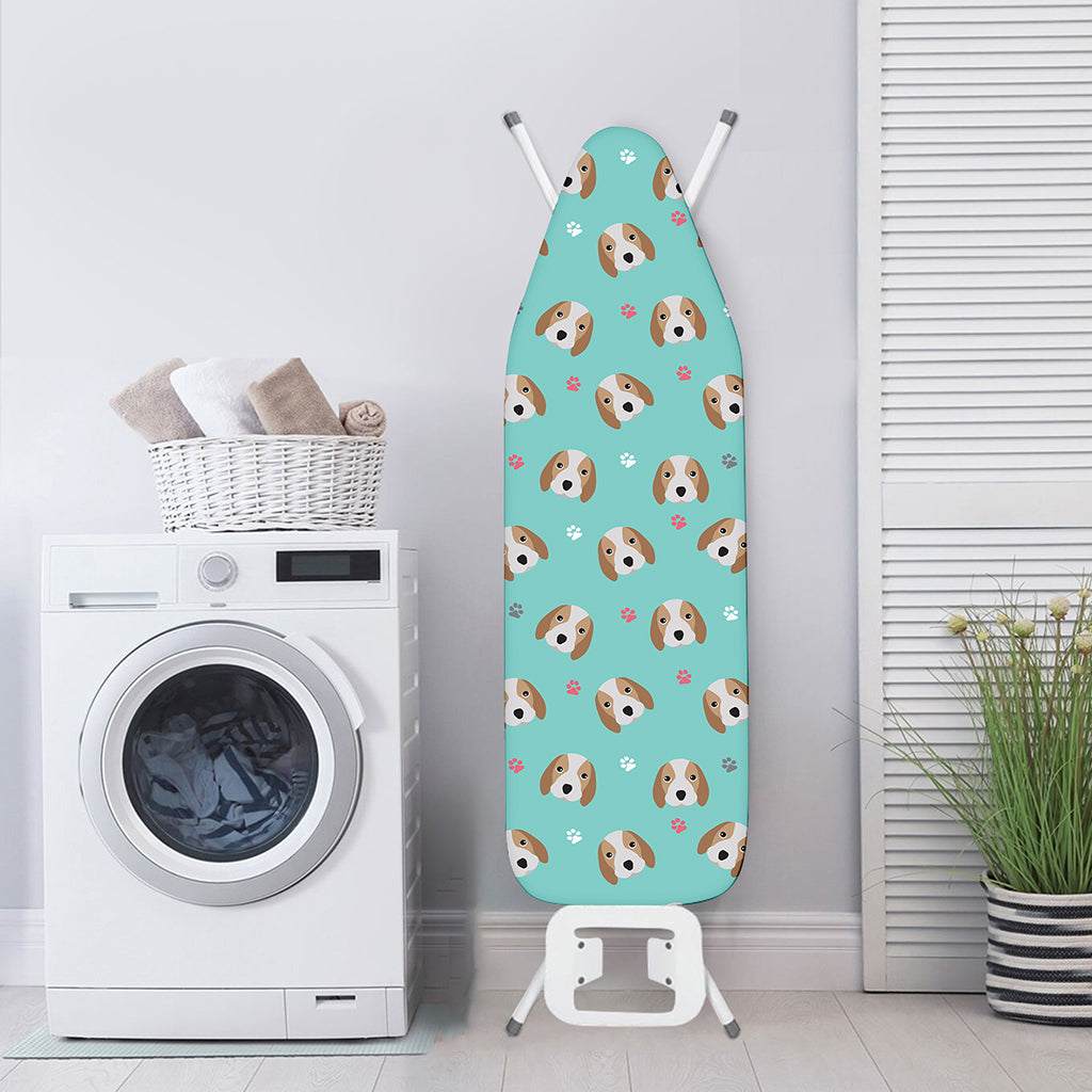 Adorable Beagle Puppy Pattern Print Ironing Board Cover