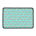 Adorable Beagle Puppy Pattern Print Kitchen Mat