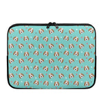 Adorable Beagle Puppy Pattern Print Laptop Sleeve