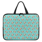 Adorable Beagle Puppy Pattern Print Laptop Sleeve With Handle