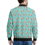 Adorable Beagle Puppy Pattern Print Men's Bomber Jacket