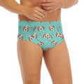 Adorable Beagle Puppy Pattern Print Men's Briefs