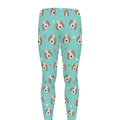 Adorable Beagle Puppy Pattern Print Men's Leggings