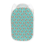 Adorable Beagle Puppy Pattern Print Mesh Laundry Hamper