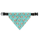 Adorable Beagle Puppy Pattern Print Over The Collar Dog Bandana