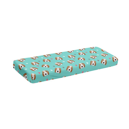 Adorable Beagle Puppy Pattern Print Piano Keyboard Cover