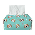 Adorable Beagle Puppy Pattern Print Rectangle Tissue Box Cover