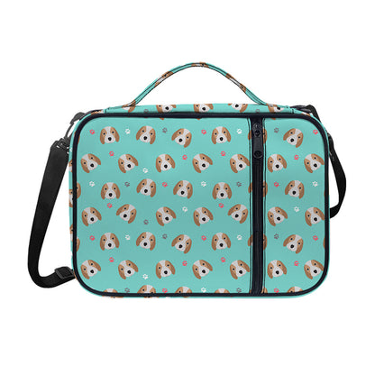 Adorable Beagle Puppy Pattern Print Shoulder Strap Bible Bag