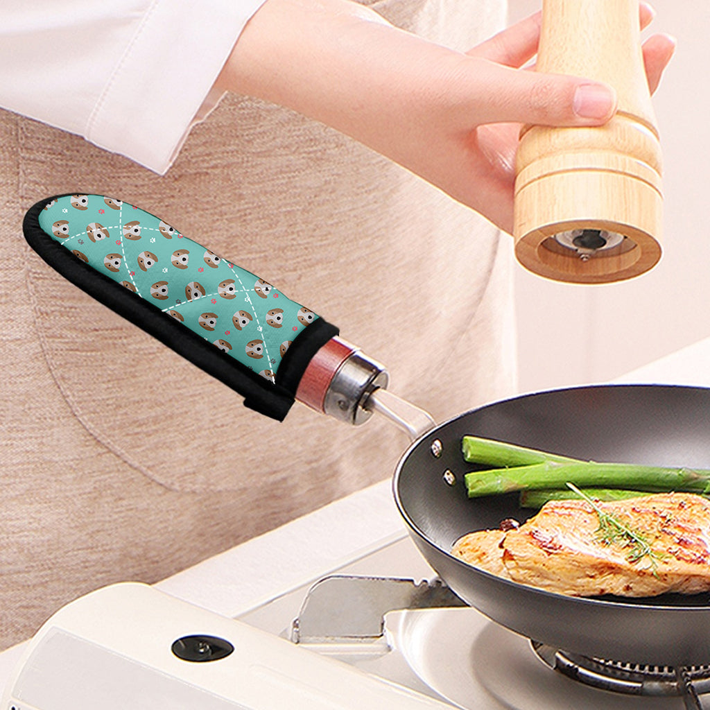 Adorable Beagle Puppy Pattern Print Skillet Handle Cover