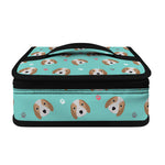 Adorable Beagle Puppy Pattern Print Small Lunch Bag