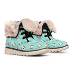 Adorable Beagle Puppy Pattern Print Winter Boots