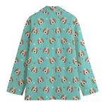 Adorable Beagle Puppy Pattern Print Women's Blazer