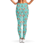 Adorable Beagle Puppy Pattern Print Women's Leggings