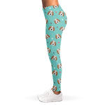 Adorable Beagle Puppy Pattern Print Women's Leggings