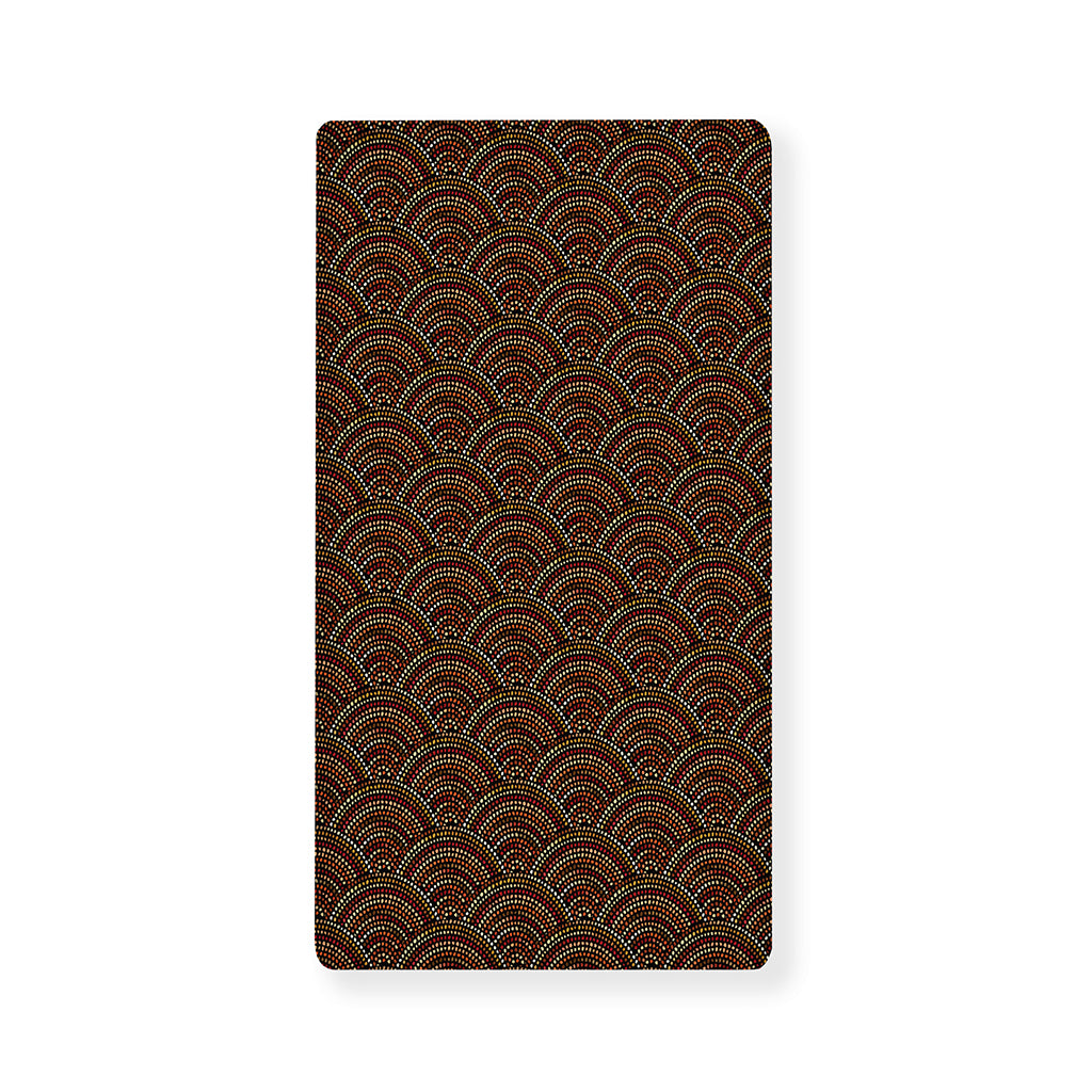 African Afro Dot Pattern Print Baby Crib Sheet