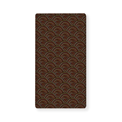 African Afro Dot Pattern Print Baby Crib Sheet
