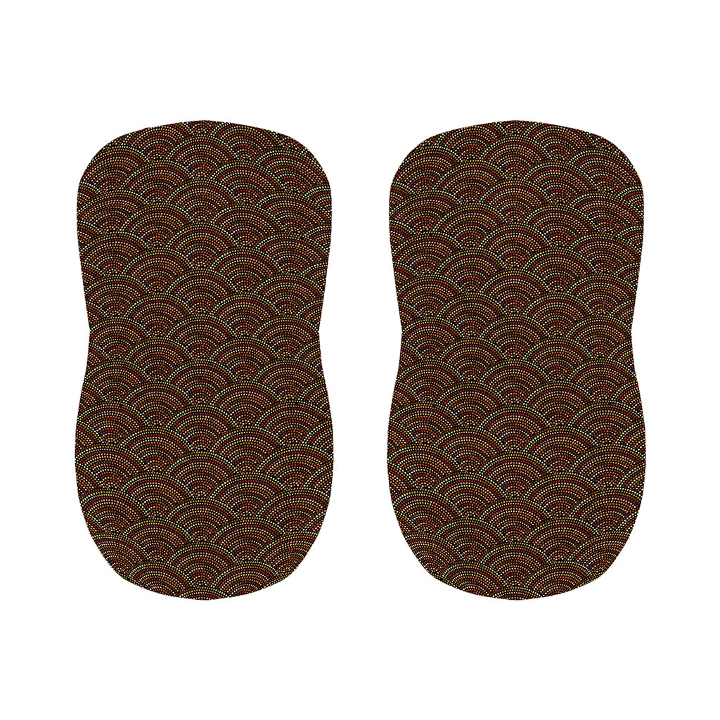 African Afro Dot Pattern Print Bar Stool Covers