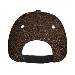 African Afro Dot Pattern Print Baseball Cap