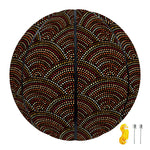 African Afro Dot Pattern Print Basketball
