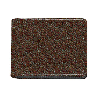 African Afro Dot Pattern Print Bifold Wallet