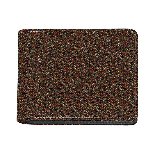 African Afro Dot Pattern Print Bifold Wallet