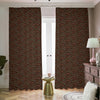 African Afro Dot Pattern Print Blackout Pencil Pleat Curtains