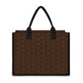 African Afro Dot Pattern Print Canvas Tote Bag