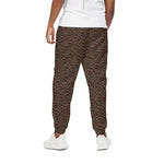 African Afro Dot Pattern Print Cotton Pants