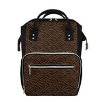 African Afro Dot Pattern Print Diaper Bag