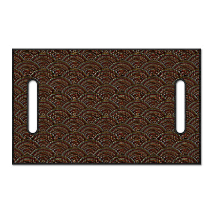 African Afro Dot Pattern Print Golf Cart Seat Cover