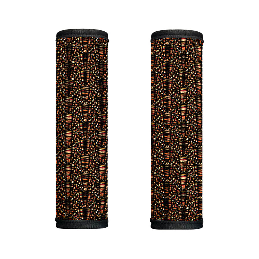African Afro Dot Pattern Print Handle Covers