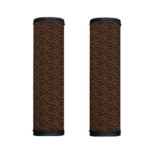 African Afro Dot Pattern Print Handle Covers