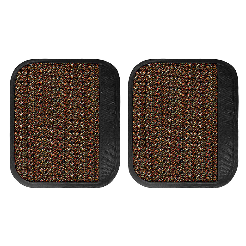 African Afro Dot Pattern Print Handle Covers