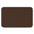 African Afro Dot Pattern Print Indoor Door Mat
