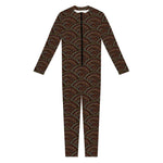 African Afro Dot Pattern Print Jumpsuit