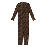 African Afro Dot Pattern Print Jumpsuit